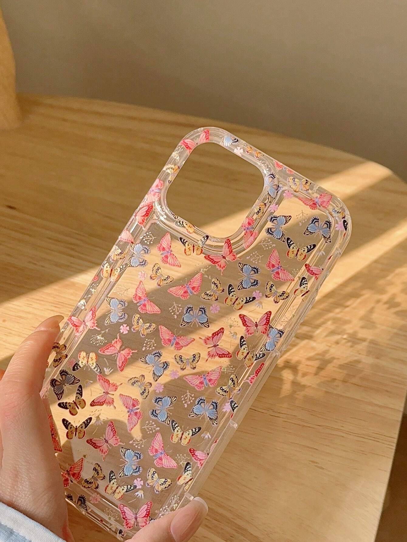 Butterfly Anti-Fall Clear Case