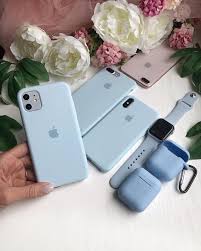 Apple Silicone Case - Light Blue