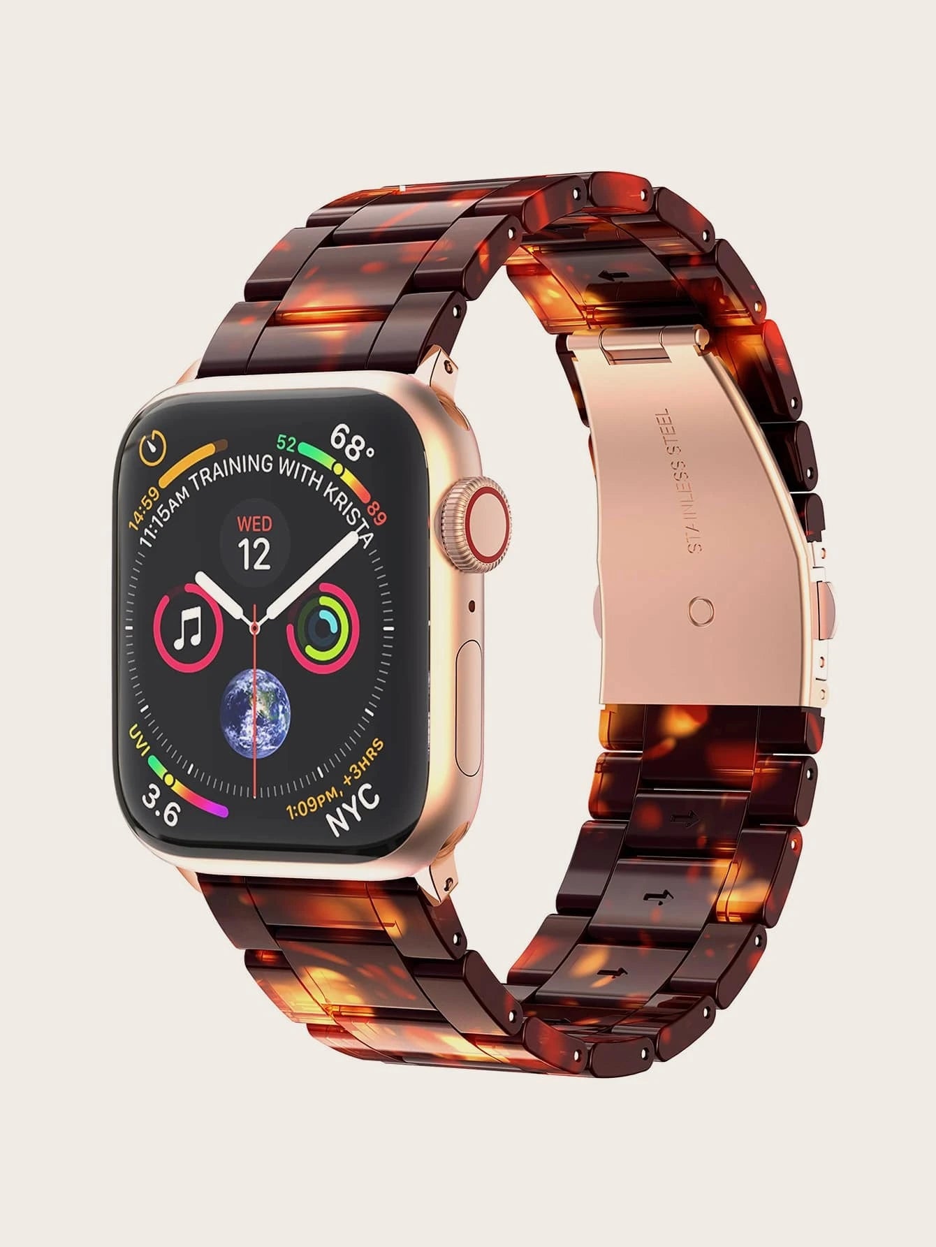 Tortoise Shell Marble Apple Watch Bands