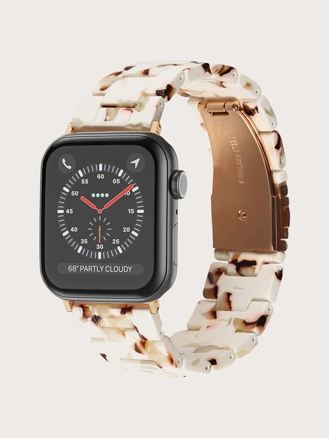 Tortoise Shell Marble Apple Watch Bands