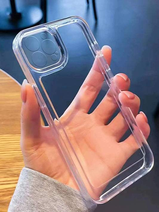 Clear Silicone Case with Camera Protection