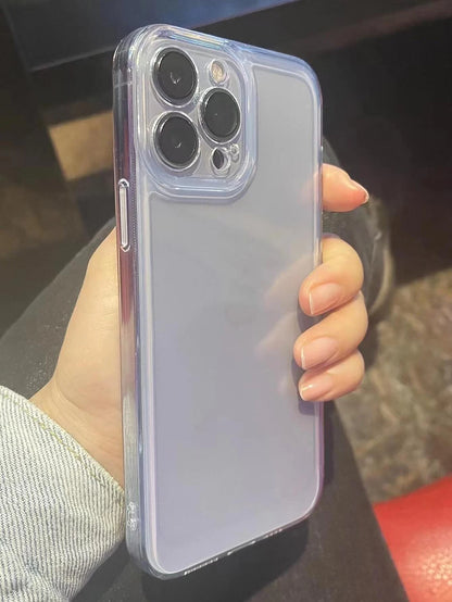 Clear Silicone Case with Camera Protection