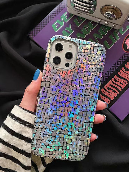 Laser Crocodile Pattern Case