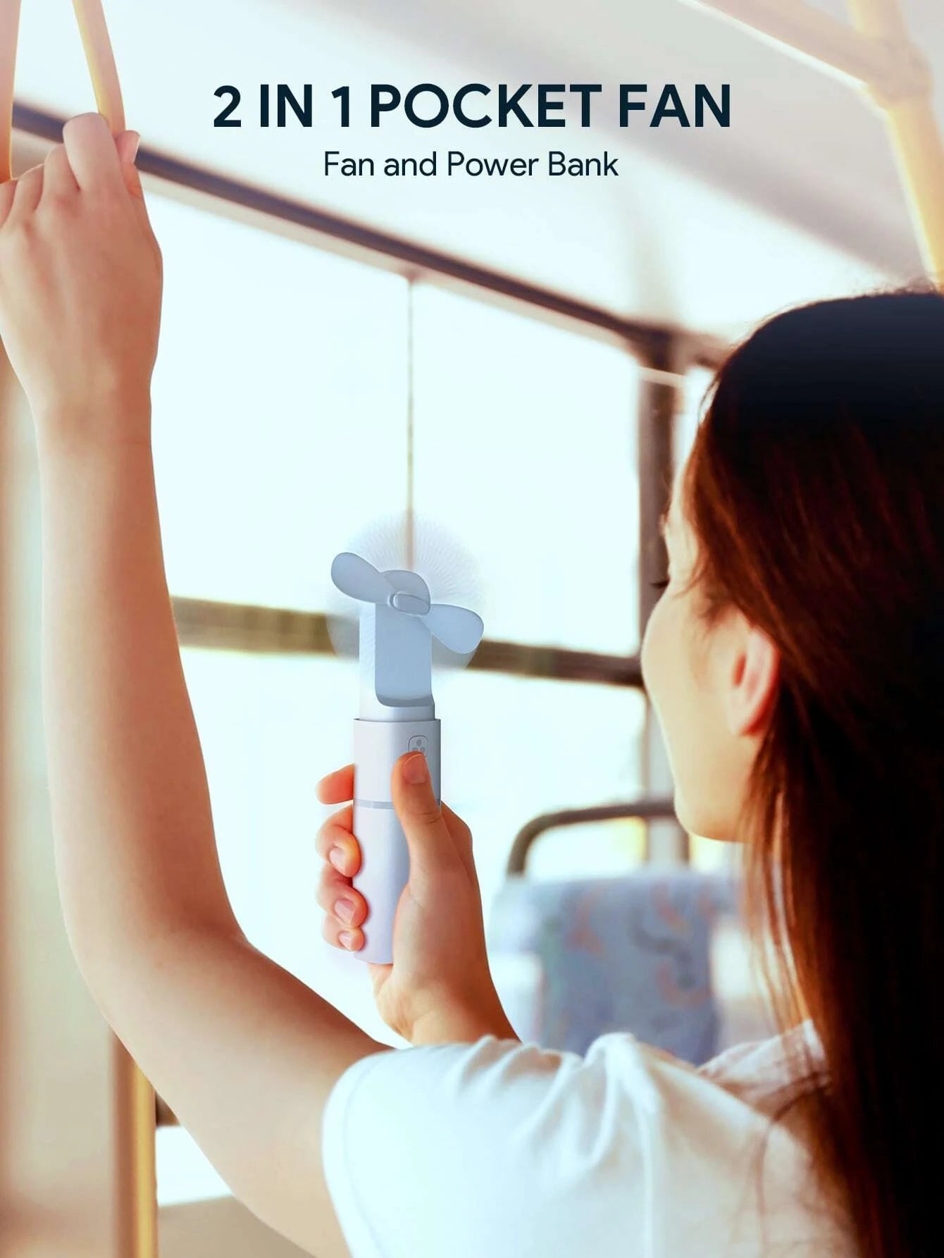 2 in 1 Fan and Power Bank