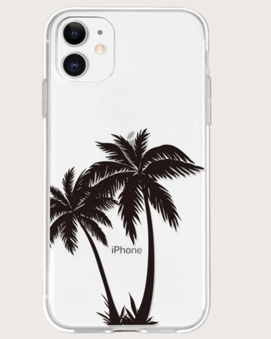 Palm Tree Clear Case