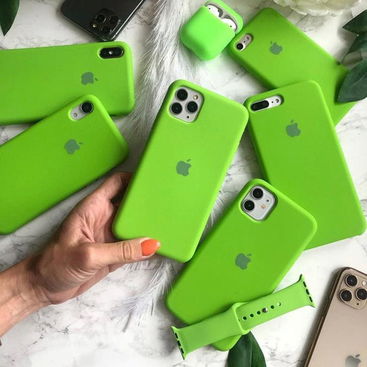 Apple Silicone Case - Lime Green