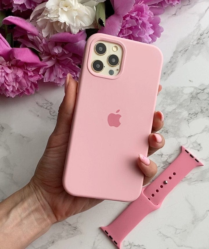 Apple Silicone Case - Rose Pink