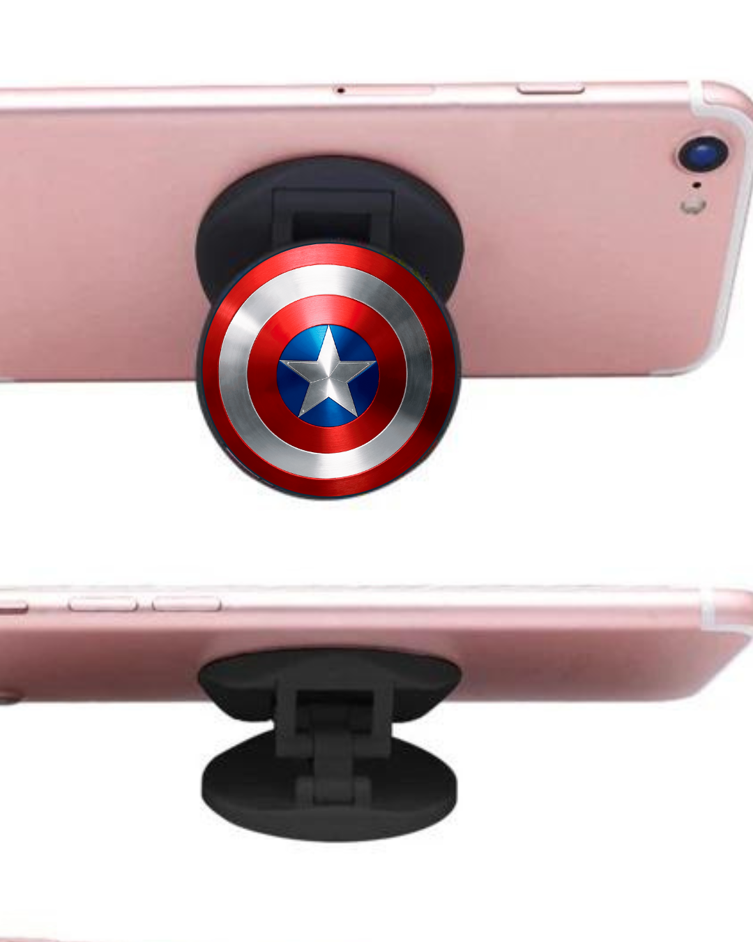 Superhero Icons Collapsible Phone Holder